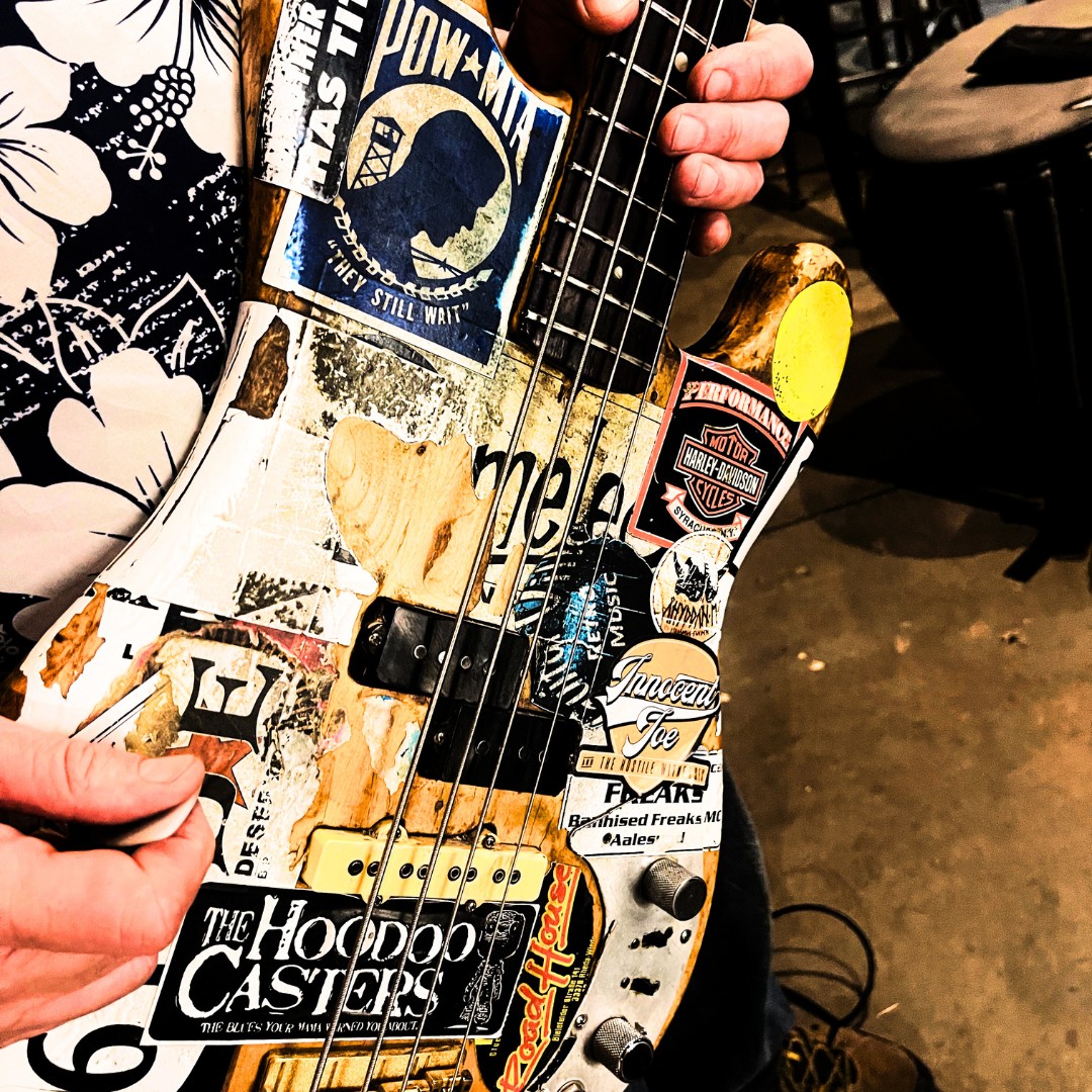 A custom skateboard at The 1227 Taproom