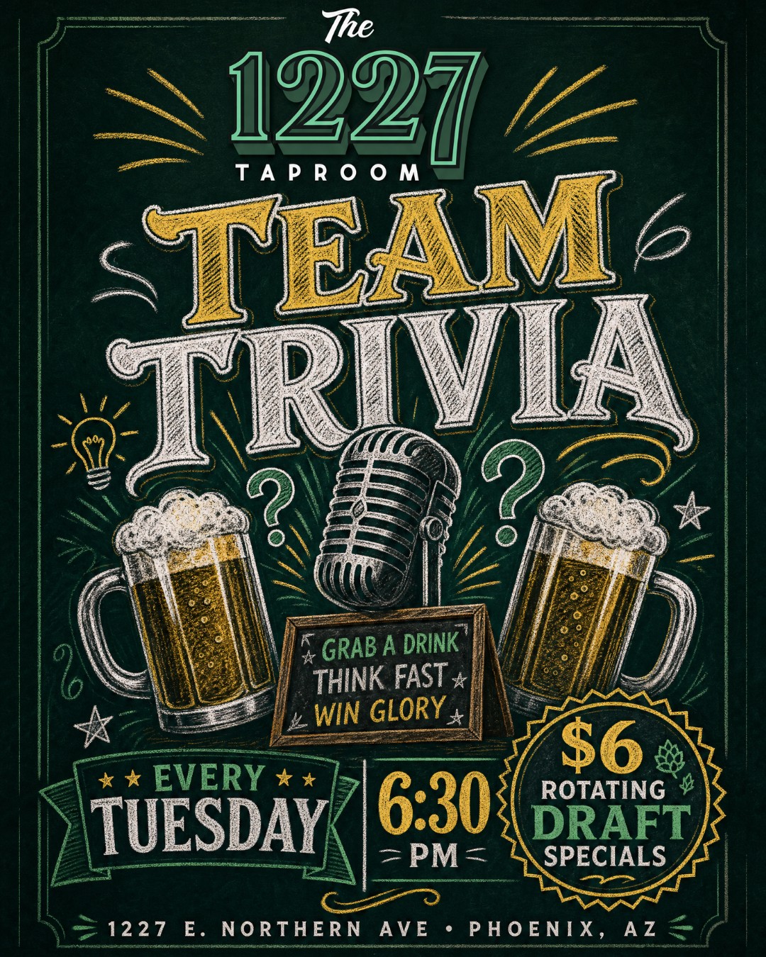 Team Trivia event flyer