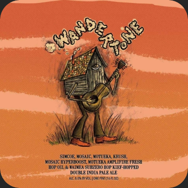 Wandertone original beer label