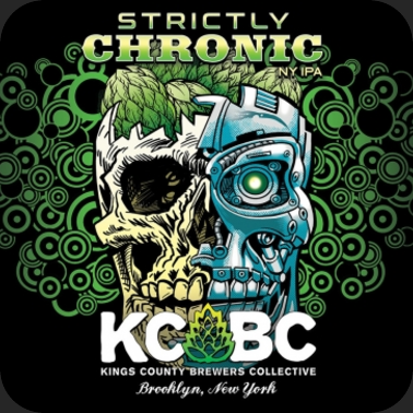 Strictly Chronic original beer label